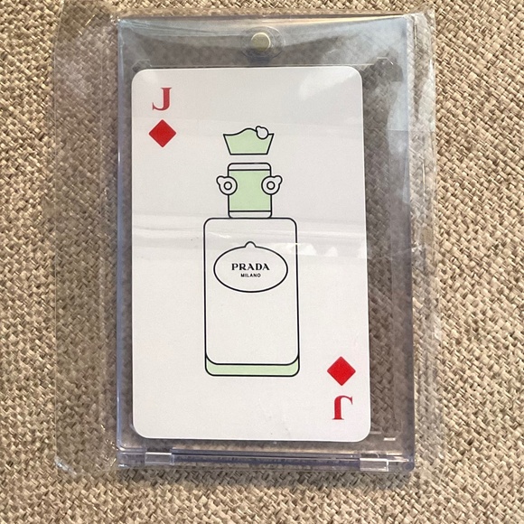 Prada Accessories - ♦️♦️♦️Prada Collectors Designer Playing Card Jack of Diamonds in Case ♦️♦️♦️♦️♦️